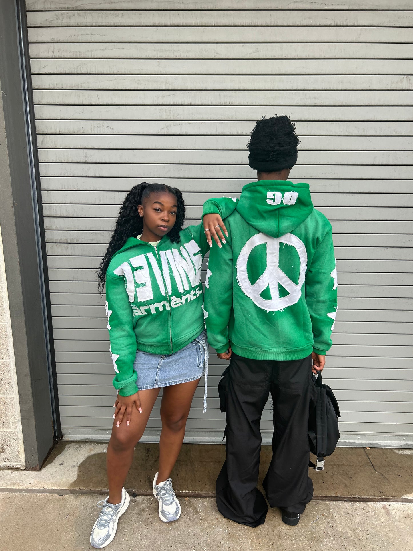 GREEN DG ZIP-UP