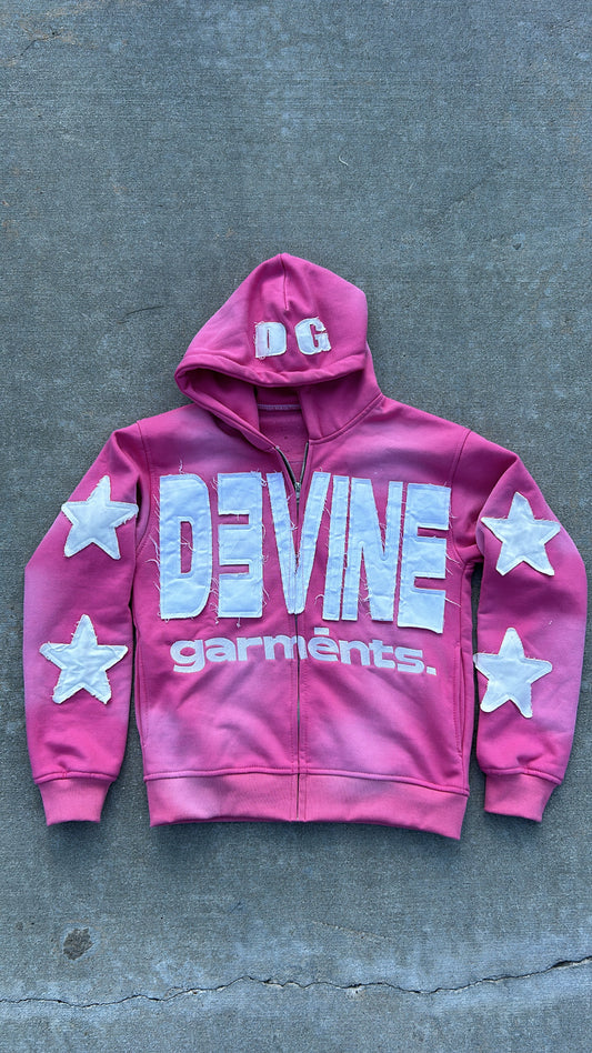 PINK DG ZIP-UP