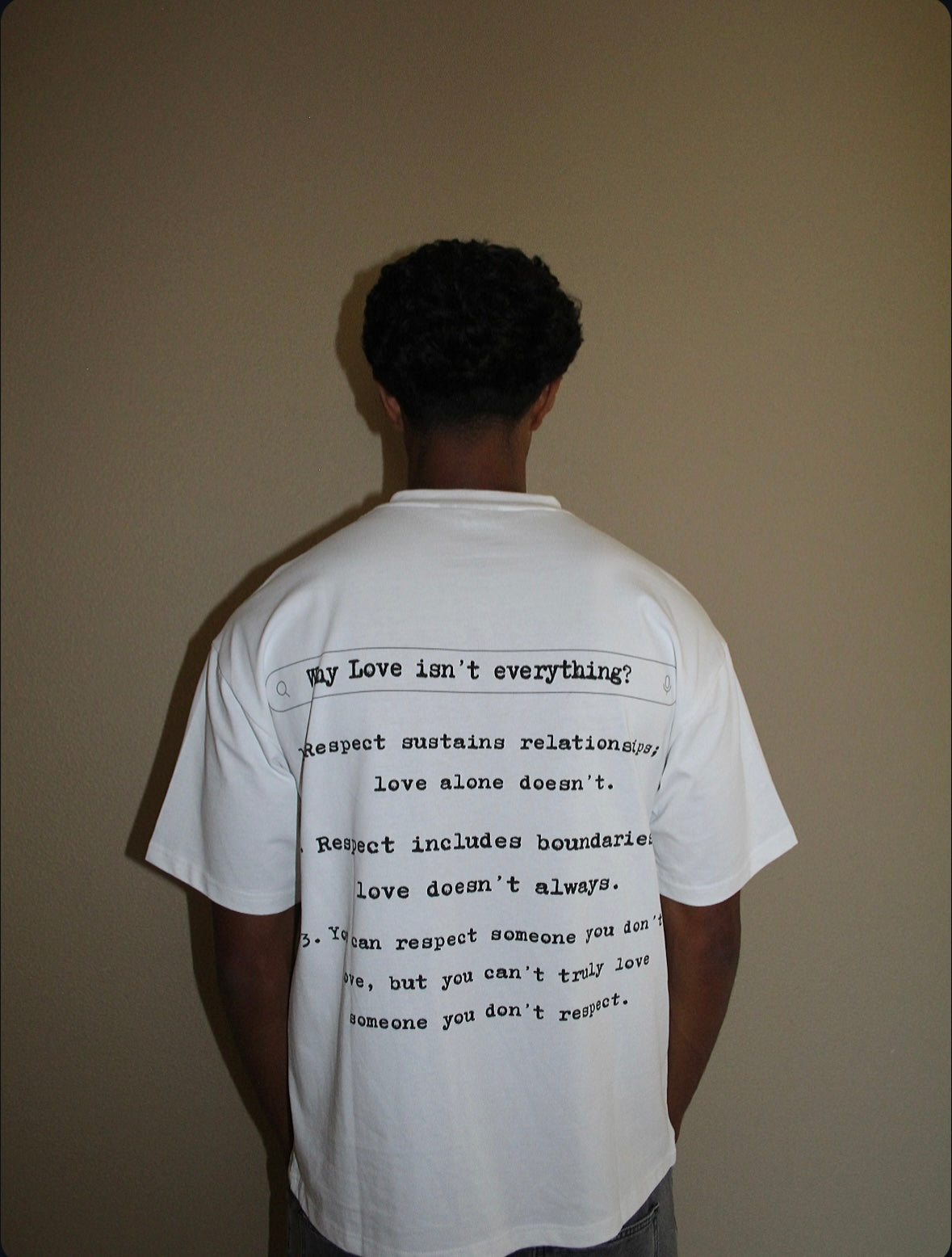 ‘Respect Over Love’ Tee