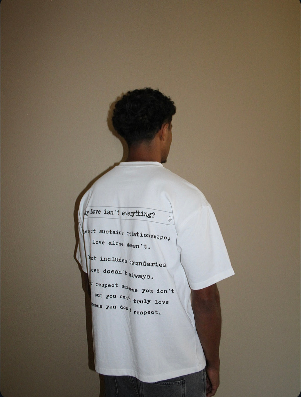 ‘Respect Over Love’ Tee