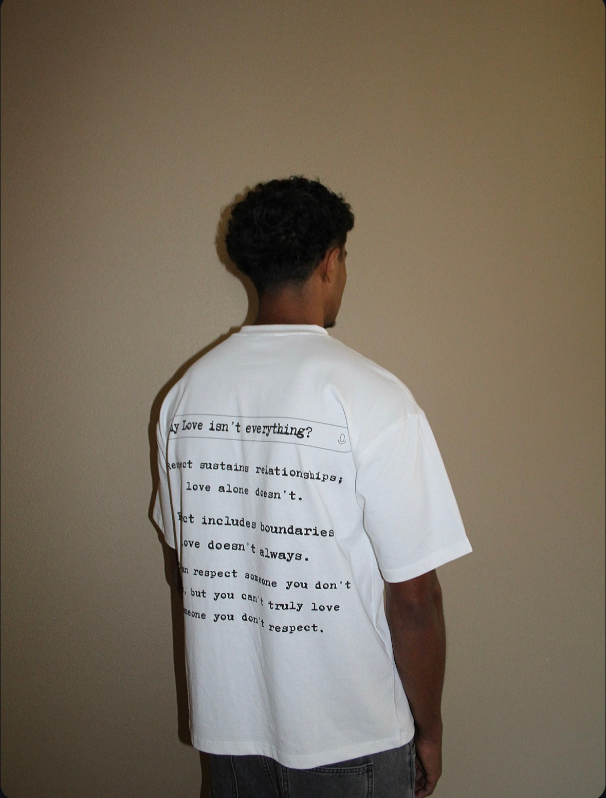 ‘Respect Over Love’ Tee