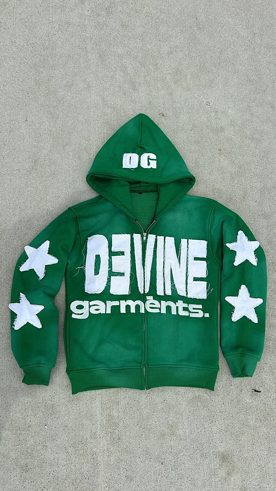 GREEN DG ZIP-UP