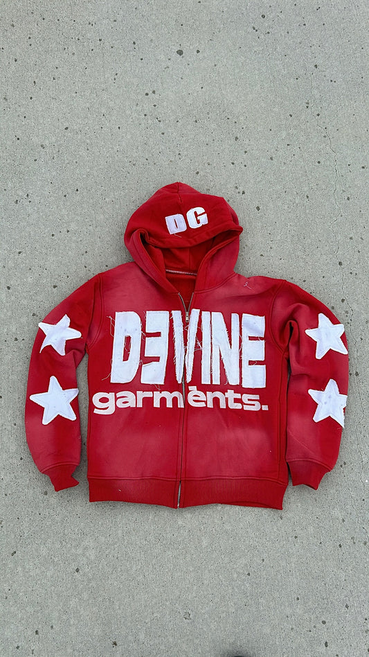 RED DG ZIP-UP